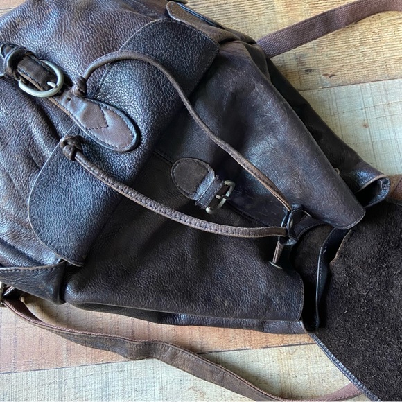 London Fog Leather Backpack main image 4